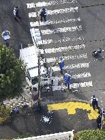 Car accident in Tokyo