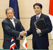 Japan, Thailand ink free trade pact