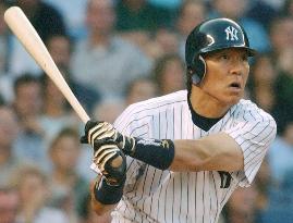 Yankees' Matsui goes 2-for-5 with 2 RBIs against Red Sox
