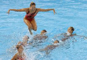 Japan settles for synchro silver again at world c'ships