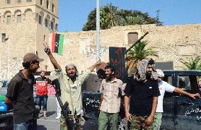 Libyan rebel forces in Tripoli