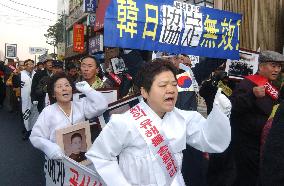 (1)S. Korea agreed to make no compensation demands of Japan