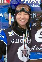 Yamaoka gets silver at snowboard worlds