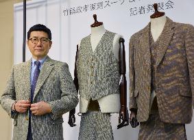 English-style suit liked by Nikka Whisky founder re-created