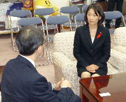 Environment minister meets with Fukushima governor