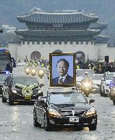 State funeral held for former S. Korean President Kim Young Sam