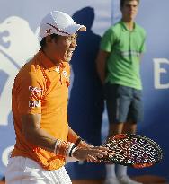 Tennis: Nadal defeats Nishikori in battle of Barcelona champions