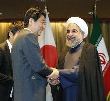 Abe willing to visit Iran, vows to boost economic ties