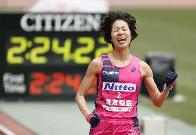 Japan's Shigetomo wins Osaka Women's Marathon