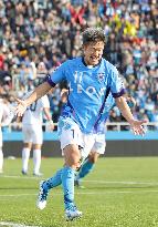Soccer: Miura opens season account to rewrite another J-League record