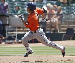 Baseball: Aoki gets 3 hits in Astros' win over A's