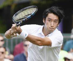 Tennis: Japan's Sugita advances to Wimbledon 2nd round