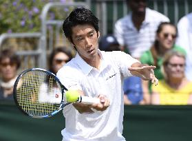 Tennis: Japan's Sugita loses in Wimbledon 2nd round