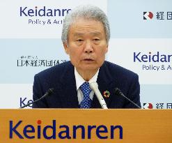 Japan's business lobby chief on cronyism scandal