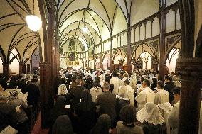 Mass at Oura Catholic Church