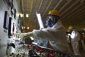 Control room of Fukushima Daiichi nuclear plant