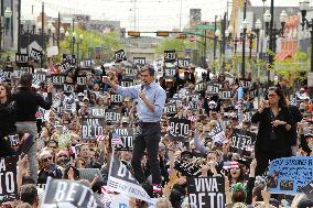 Democratic presidential candidate O'Rourke