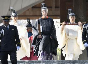 Imperial messenger at Ise Jingu shrine