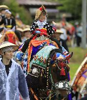 Annual parade of horses