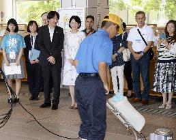 Japanese crown prince in Saga