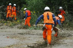Aftermath of Typhoon Hagibis in Japan