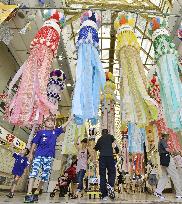 Sendai Tanabata Festival takes place