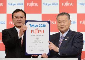Fujitsu appointed "gold" sponsor of 2020 Tokyo Olympics