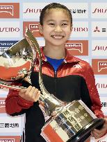 15-year-old Sugihara bound for worlds, Uchimura wins again