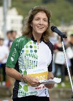U.S. envoy Kennedy joins Tour de Tohoku cycling event