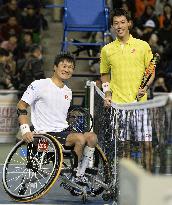 Nishikori, Kunieda at charity tennis for 2011 quake
