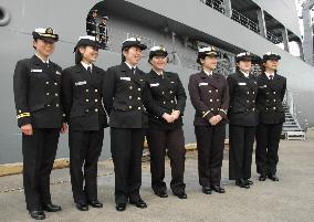 Japan women join antiterror mission in Indian Ocean for 1st time