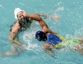 Olympic scenes: Water polo contact