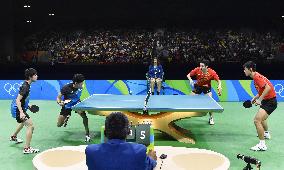 Olympics: Japan takes silver in men's team table tennis