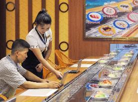 Sushi-go-round restaurant opens in Pyongyang