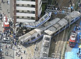 Japan marks 12th year since deadly train derailment