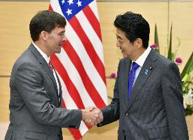 Pentagon chief Esper in Japan