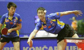 Wang Liqin, Guo Yue retain mixed doubles title at world table te