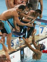 (1)Japan team captures bronze in 4x100 medley in Olympics