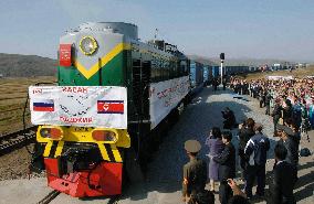 Railway connecting Russia and N. Korea