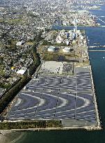 Mega solar power plant in Aichi