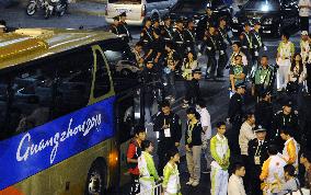 Tight security at Japan, China soccer match