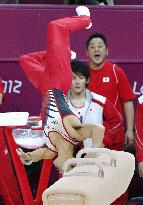 Japan men take silver in gymnastics