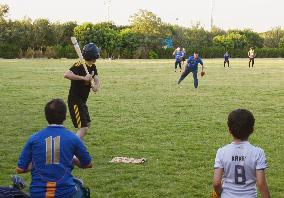 Kurds enjoy playing baseball in Kurdistan Region