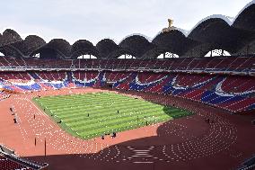 N. Korea unveils revamped 150,000-seat stadium