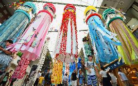 Tanabata star festival starts in Sendai