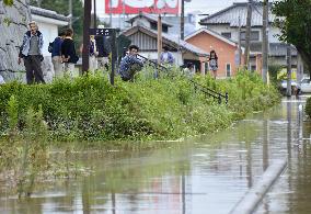 Aftermath of flooding in eastern Japan