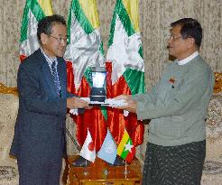 Japan donates solar lamps for Myanmar polling stations ahead of election