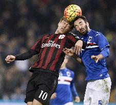 Milan vs. Sampdoria in Coppa Italia