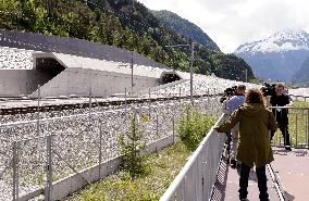World's longest railroad tunnel to open in Switzerland