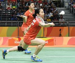 Japan in badminton women's doubles quarterfinal